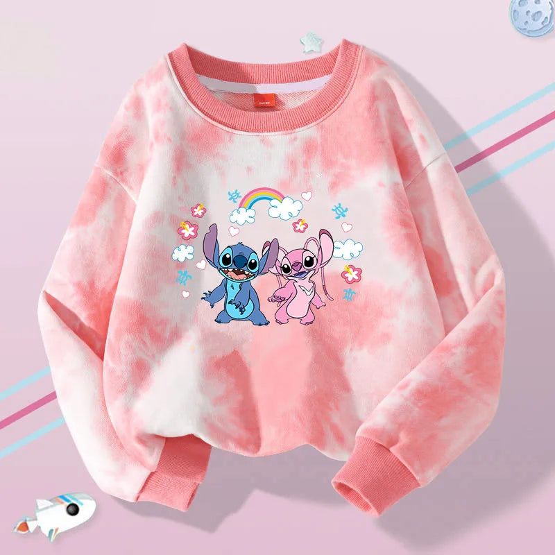 Stitch Kinder Pullover Herbst Winter Cartoon Kinderkleidung