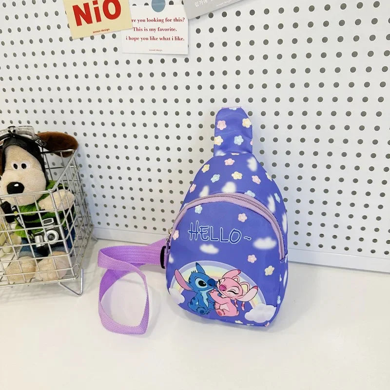 Stitch Schultertasche mit Münztasche für tägliche Reisen