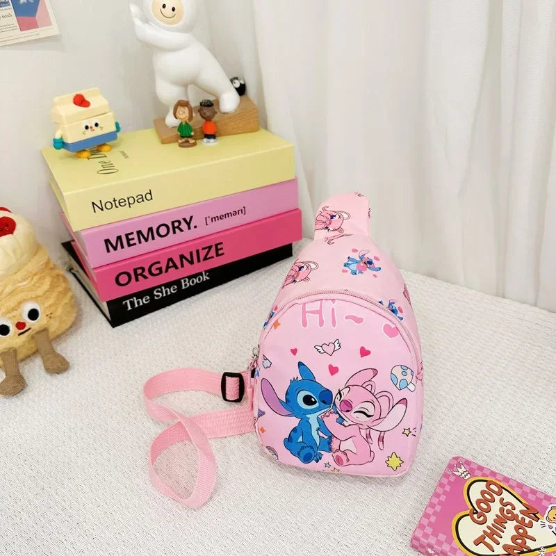 Stitch Schultertasche mit Münztasche für tägliche Reisen