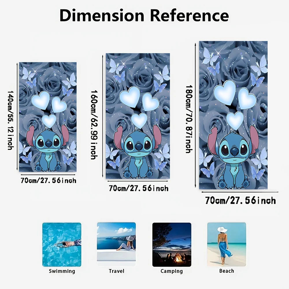 Stitch Strandtuch perfekt für den Urlaub oder für das Schwimmbad ⛱️❤️