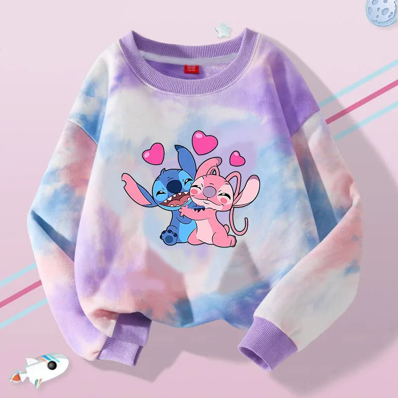 Stitch Kinder Pullover Herbst Winter Cartoon Kinderkleidung