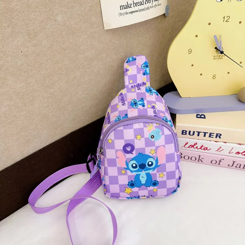 Stitch Schultertasche mit Münztasche für tägliche Reisen