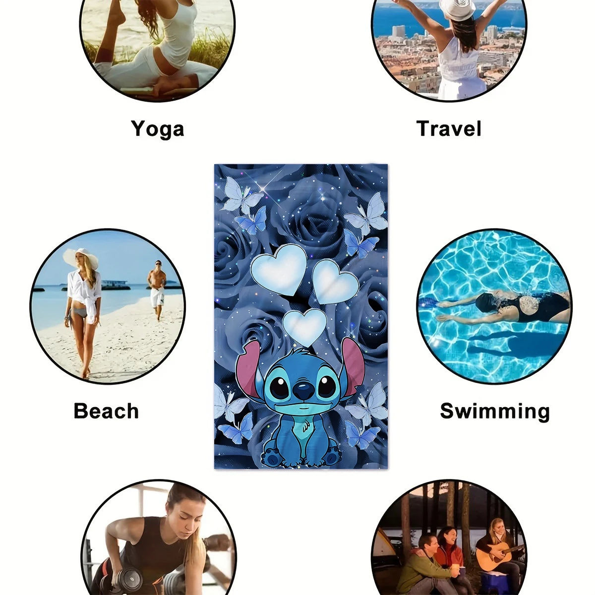 Stitch Strandtuch perfekt für den Urlaub oder für das Schwimmbad ⛱️❤️
