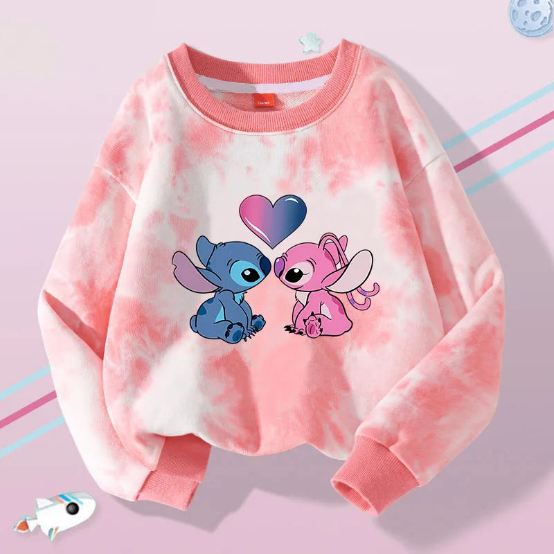 Stitch Kinder Pullover Herbst Winter Cartoon Kinderkleidung