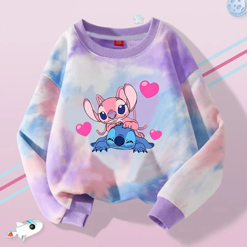 Stitch Kinder Pullover Herbst Winter Cartoon Kinderkleidung