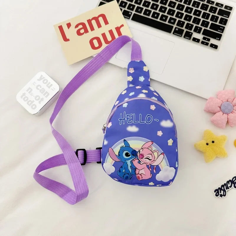 Stitch Schultertasche mit Münztasche für tägliche Reisen