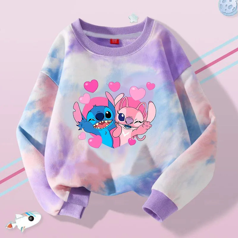 Stitch Kinder Pullover Herbst Winter Cartoon Kinderkleidung