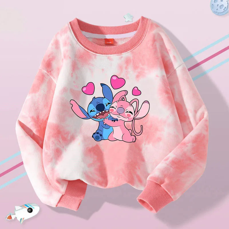 Stitch Kinder Pullover Herbst Winter Cartoon Kinderkleidung