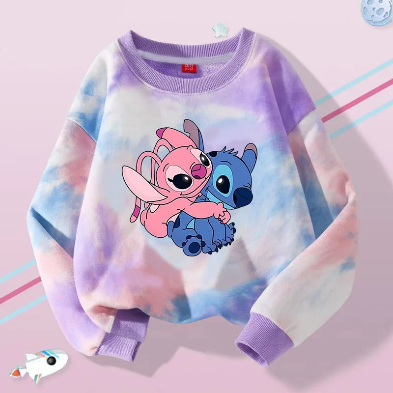 Stitch Kinder Pullover Herbst Winter Cartoon Kinderkleidung
