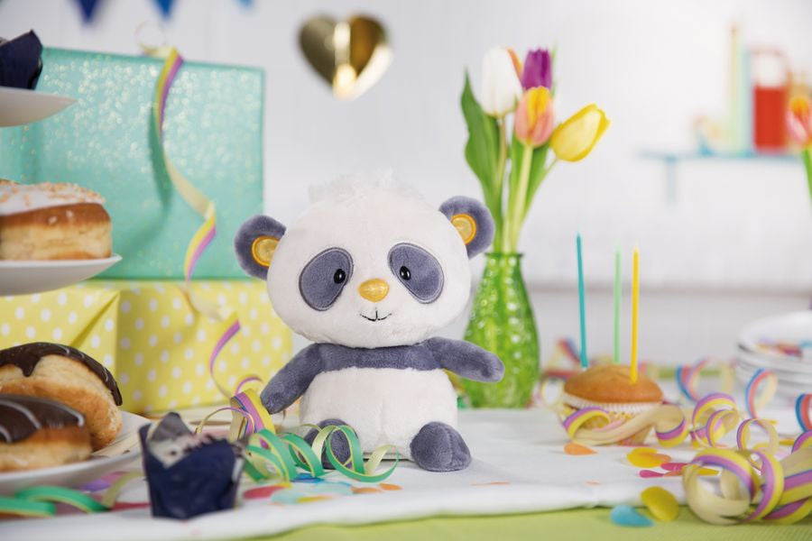 Nici Kuscheltier - Singing Panda Plüschfigur 20 cm mit Sing- & Tanzfunktion