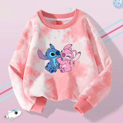 Stitch Kinder Pullover  Herbst Winter Cartoon Kinderkleidung