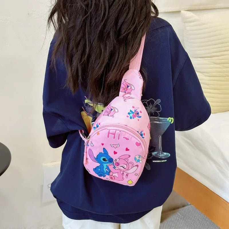 Stitch Schultertasche mit Münztasche für tägliche Reisen