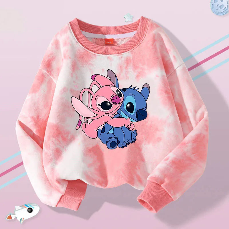 Stitch Kinder Pullover  Herbst Winter Cartoon Kinderkleidung