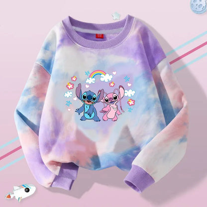 Stitch Kinder Pullover  Herbst Winter Cartoon Kinderkleidung