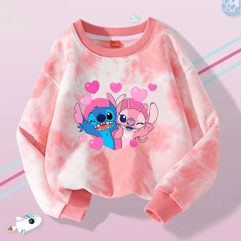 Stitch Kinder Pullover  Herbst Winter Cartoon Kinderkleidung