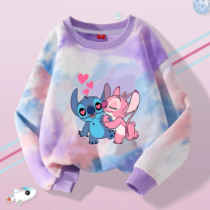 Stitch Kinder Pullover  Herbst Winter Cartoon Kinderkleidung