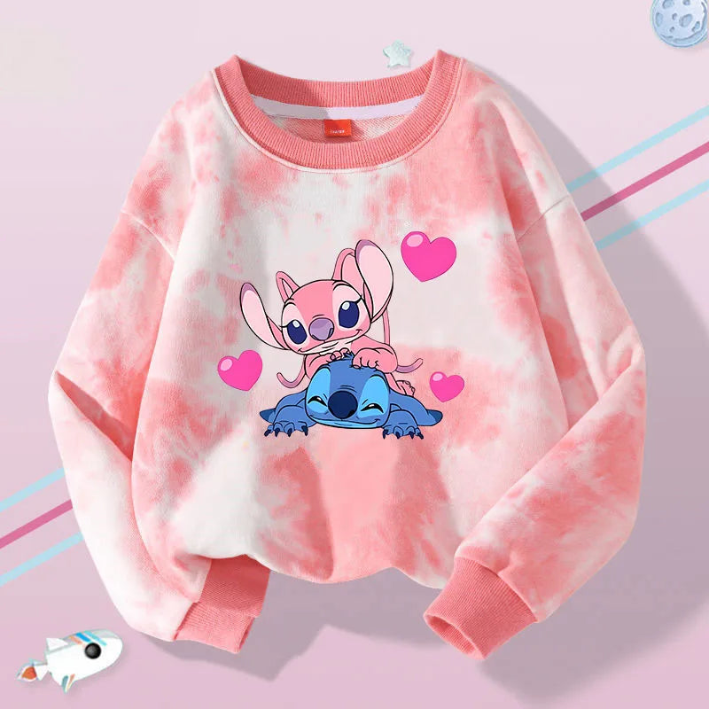 Stitch Kinder Pullover  Herbst Winter Cartoon Kinderkleidung