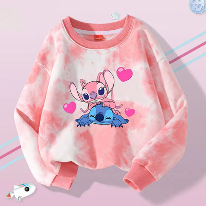 Stitch Kinder Pullover  Herbst Winter Cartoon Kinderkleidung