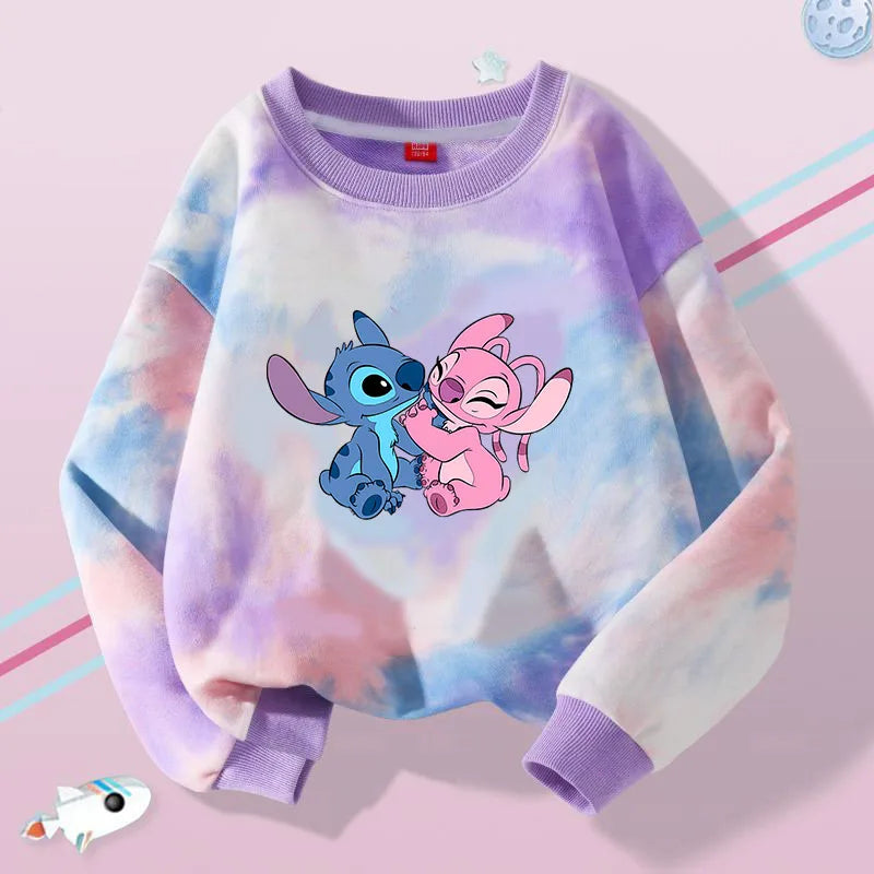 Stitch Kinder Pullover  Herbst Winter Cartoon Kinderkleidung