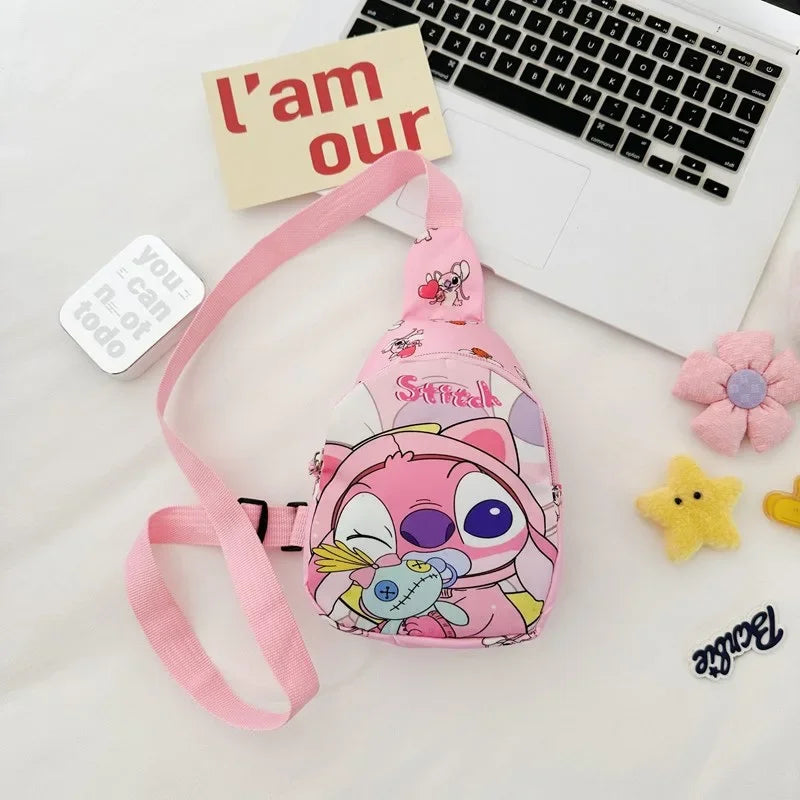 Stitch Schultertasche mit Münztasche für tägliche Reisen