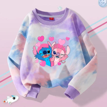 Stitch Kinder Pullover  Herbst Winter Cartoon Kinderkleidung