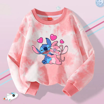 Stitch Kinder Pullover  Herbst Winter Cartoon Kinderkleidung