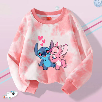Stitch Kinder Pullover  Herbst Winter Cartoon Kinderkleidung